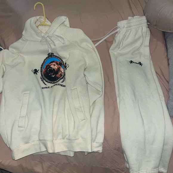 Nike White Sweatpants Comfortable Joggers - Picture 1 of 3